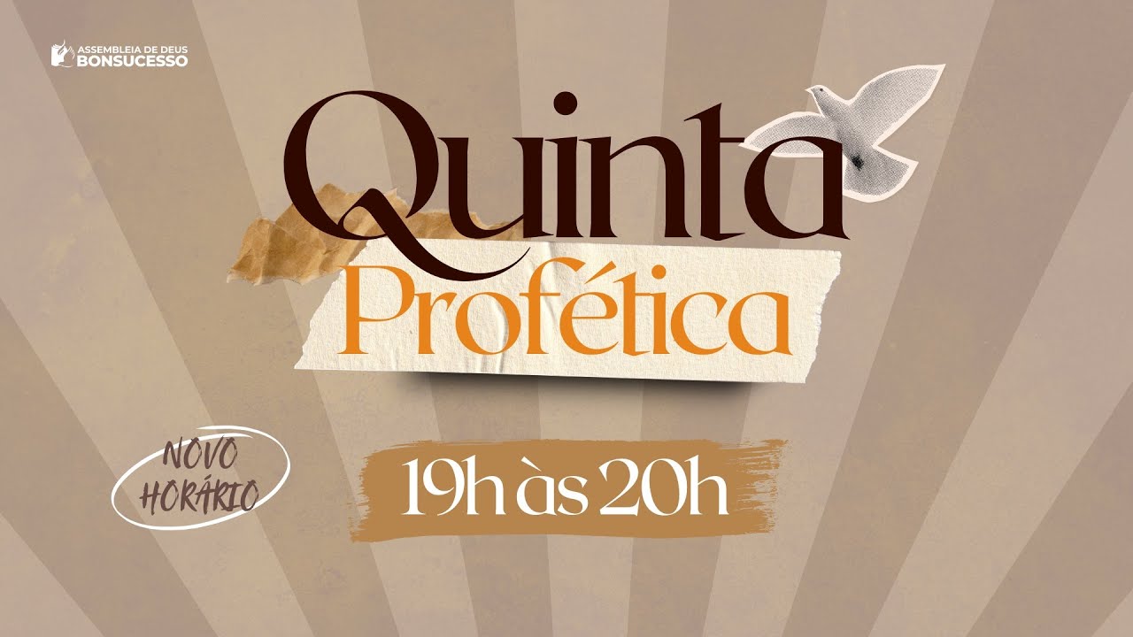 QUINTA PROFÉTICA - 08/01/2026