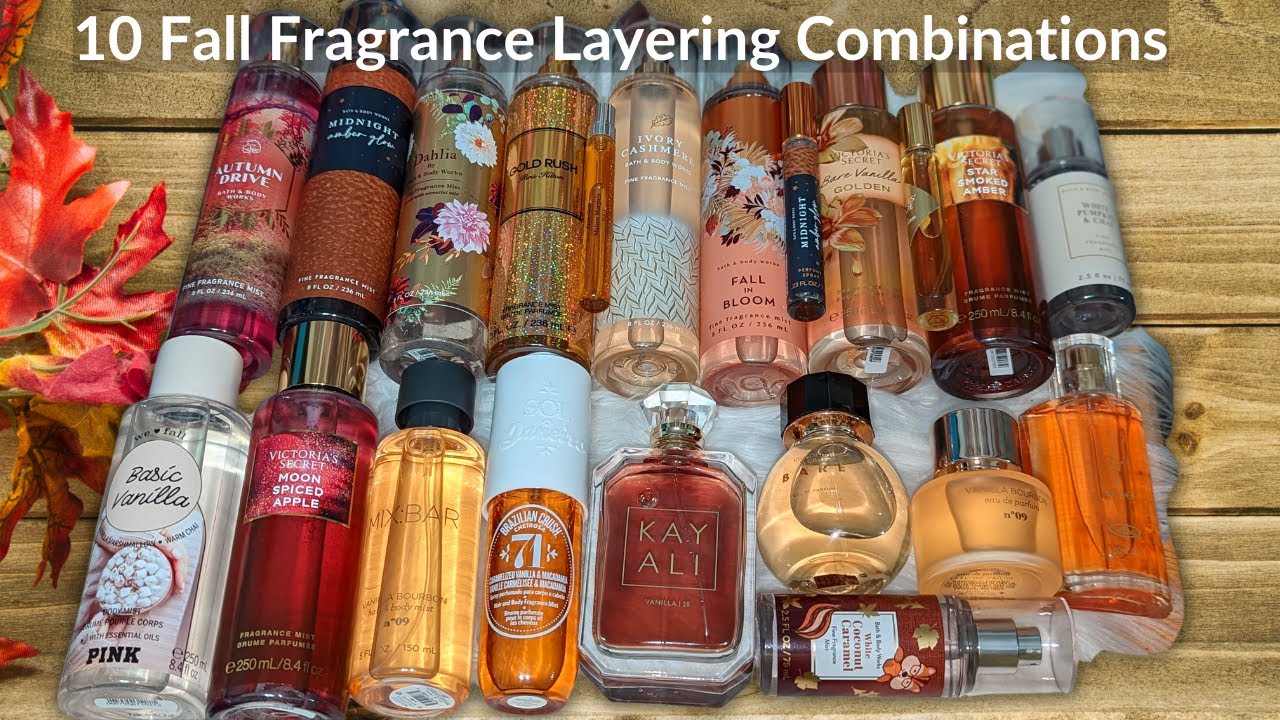 10 Fall Fragrance Layering Combinations ▌Become The MAIN CHARACTER #perfume #bathandbodyworks #fall