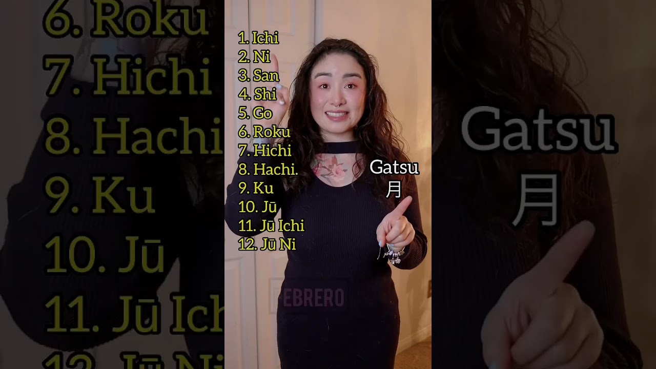 MESES EN JAPON&Eacute;S
