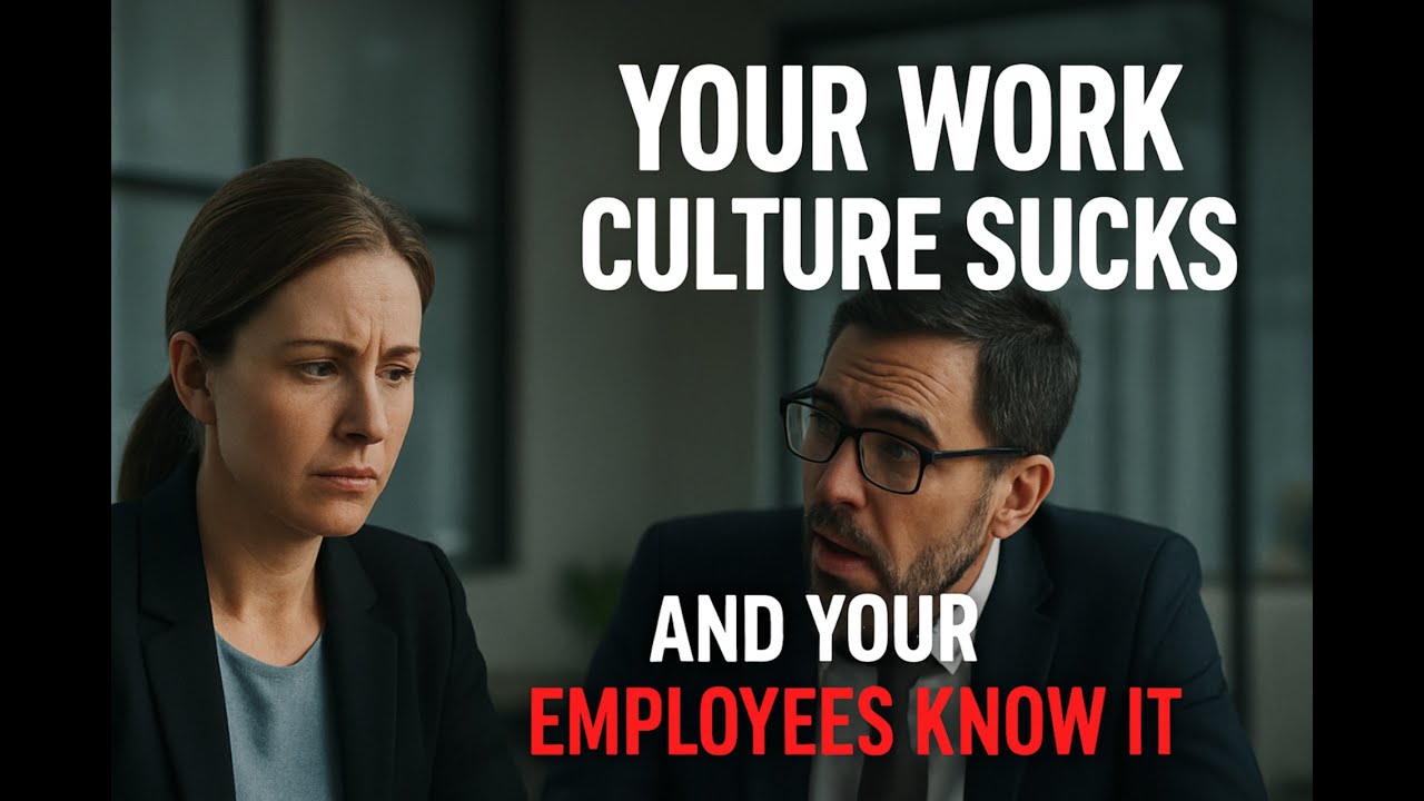 Your Work Culture Sucks And Your Employees Know It
