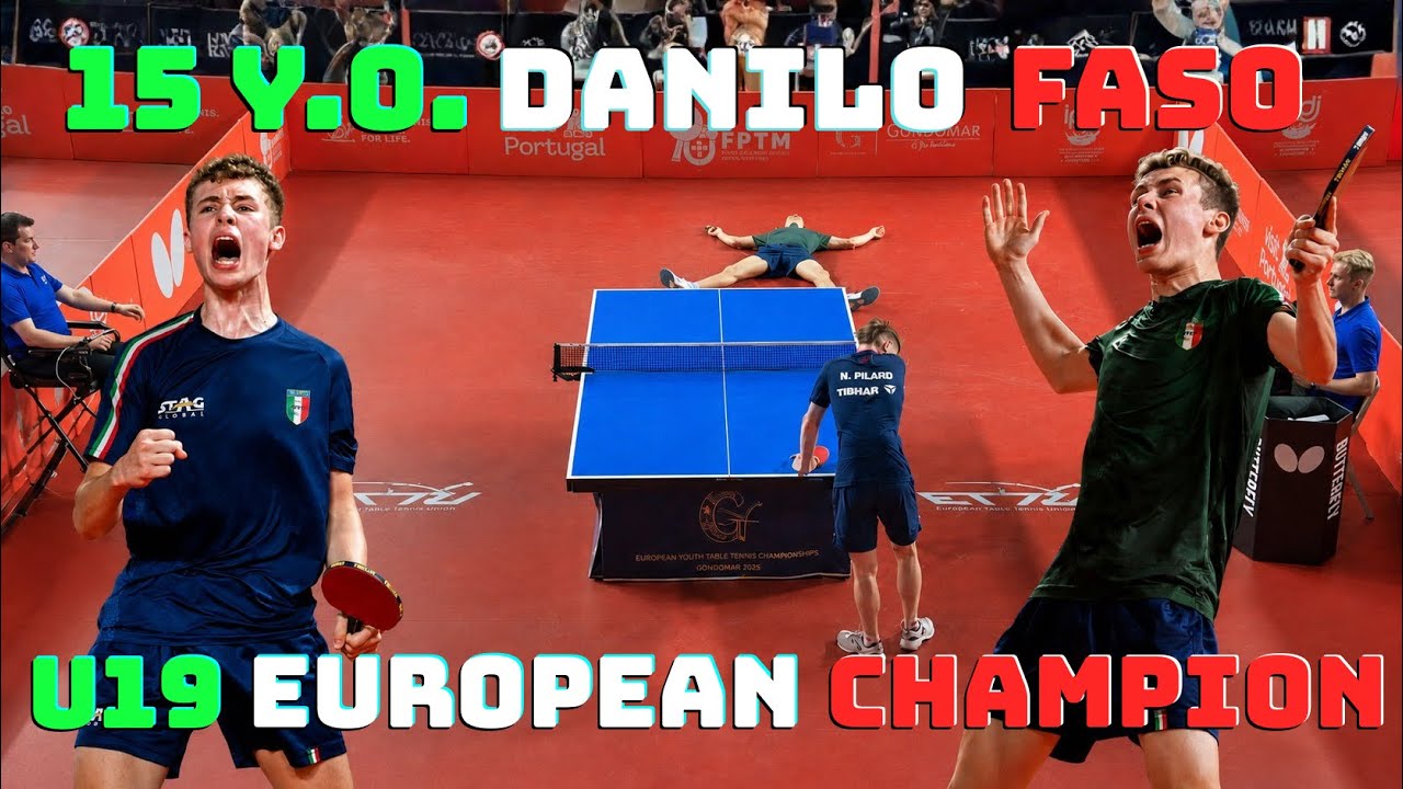 DANILO FASO U19 EUROPEAN CHAMPION | HIGHLIGHTS