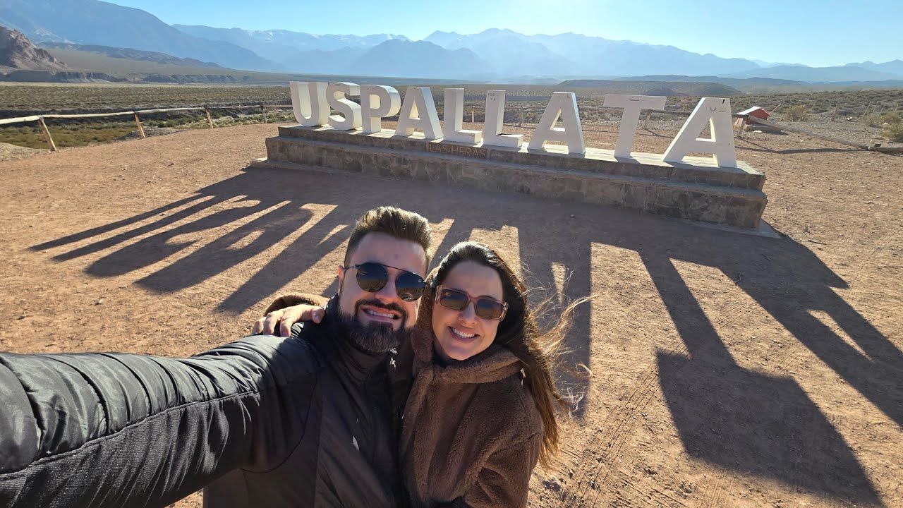 De Mendoza ao Aconcágua: Explorando Uspallata e o Puente del Inca em Uma Aventura de Carro.