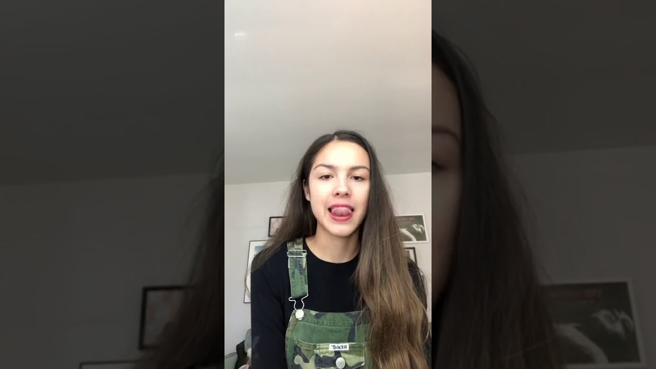 Olivia Rodrigo instagram livestream (@mtv) (22/4/2020)
