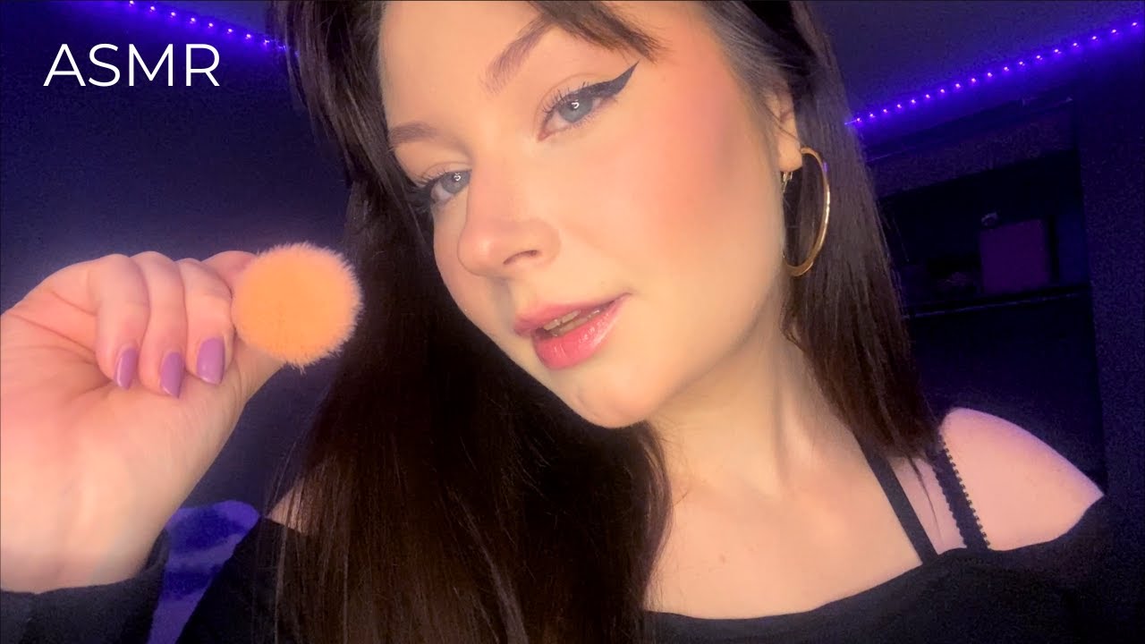 FAST Face Brushing ASMR (Tongue Clicking, Tk, Sk,)