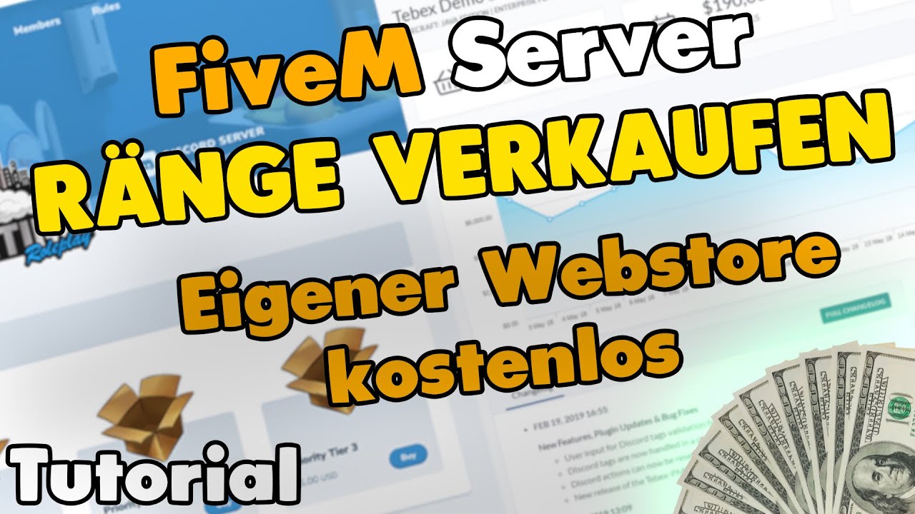 FiveM Tebex Tutorial | FiveM Ränge verkaufen | Eigener FiveM Store für deinen Server | FiveM Server