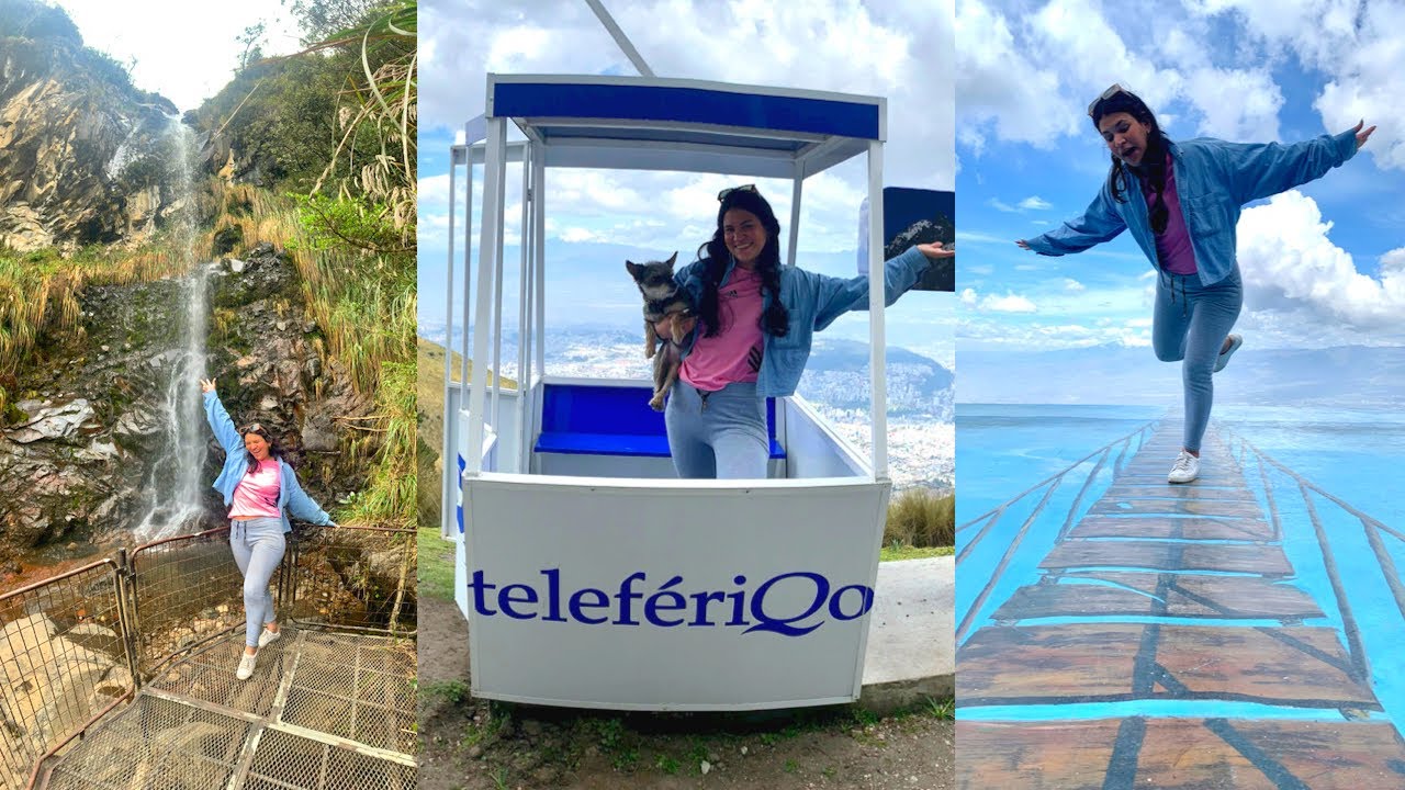 RUTA DE LAS CASCADAS Cruz Loma⛰ en el Teleférico Quito🚡Stephanie Francis