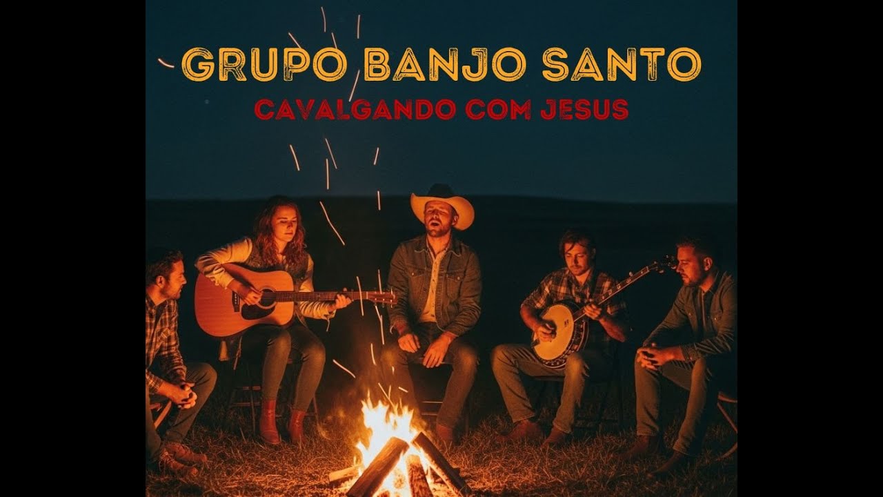 Cavalgando com Jesus (Gospel Country Acústico) - Grupo Banjo Santo