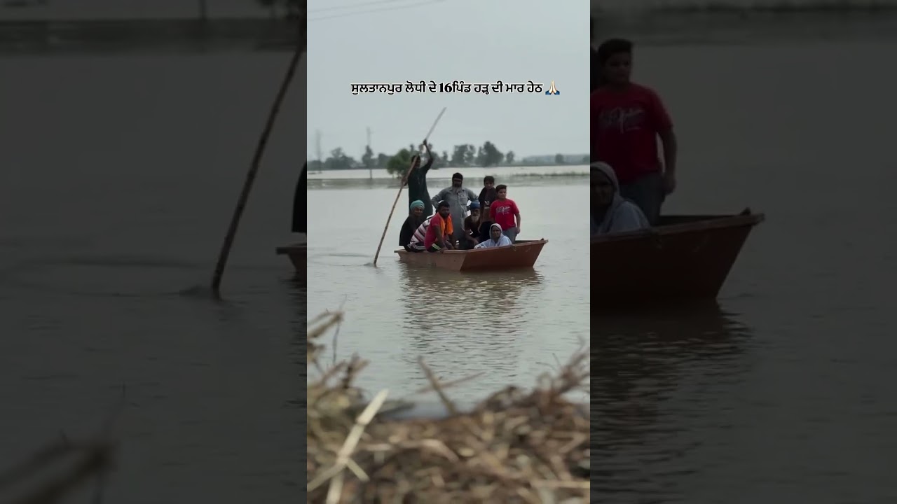 Sultanpur Lodhi ਦੇ 16 ਪਿੰਡਾਂ ਵਿੱਚ ਹਾੜ ਦੀ ਮਾਰ , #sultanpur #flood #river #waheguruji #floods #support