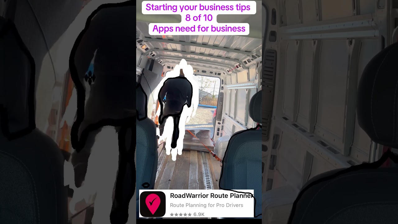 ￼ starting your business tips, owner operator cargo van 