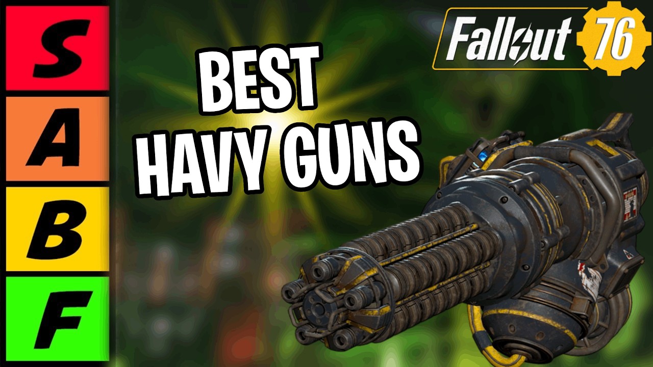 Каждое тяжелое оружие в Fallout 76 оценено от ХУДШЕГО до БОЖЕСТВЕННОГО!