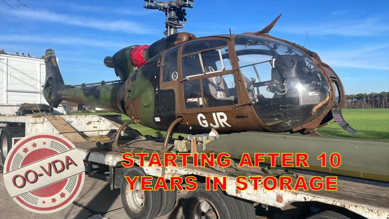 Starting the Gazelle SA342M for the first time !