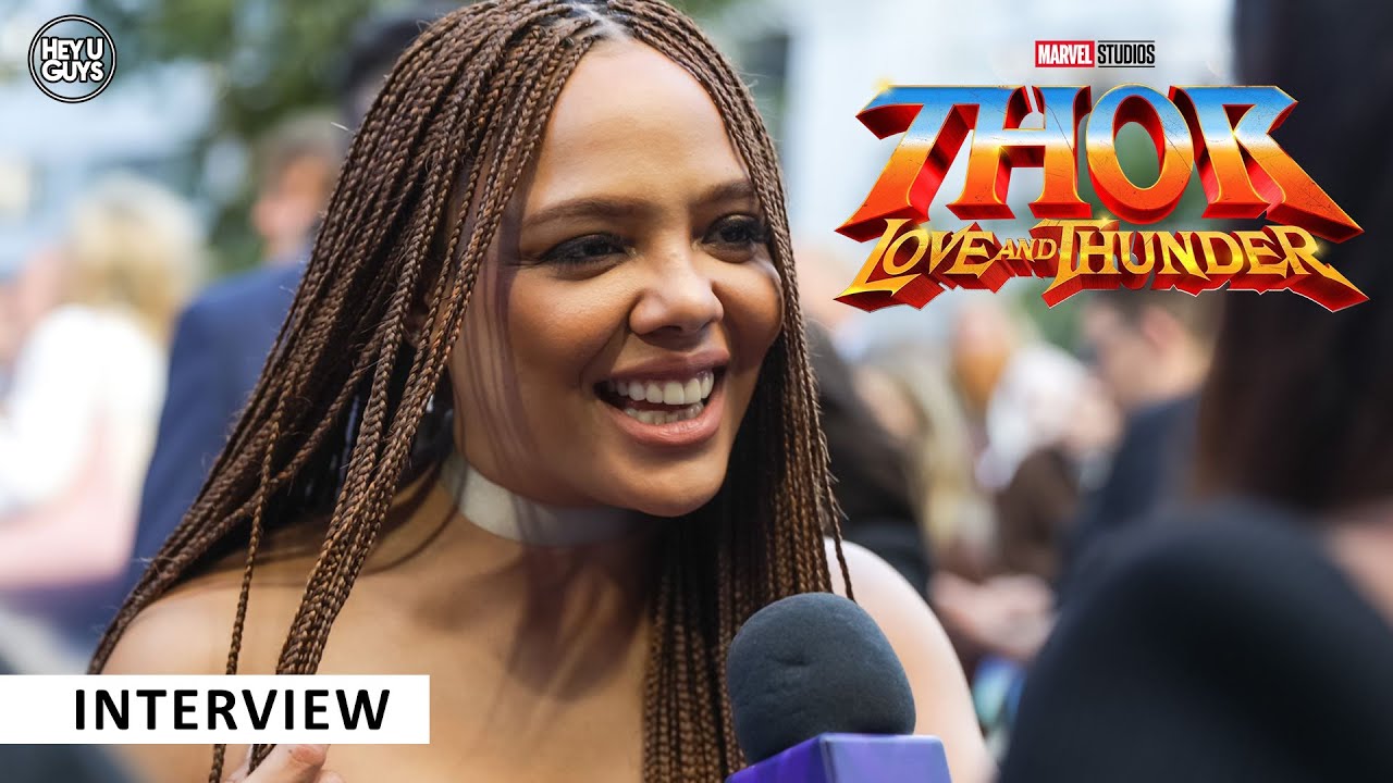 Thor Love and Thunder - Tessa Thompson on being the King on the Thor red carpet