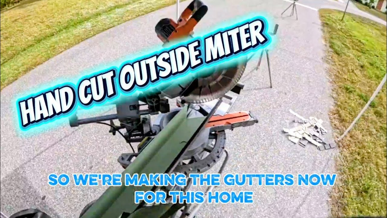 💧 How to Make Hand-Cut Tabbed Gutter Corners | Step-by-Step Installation Guide