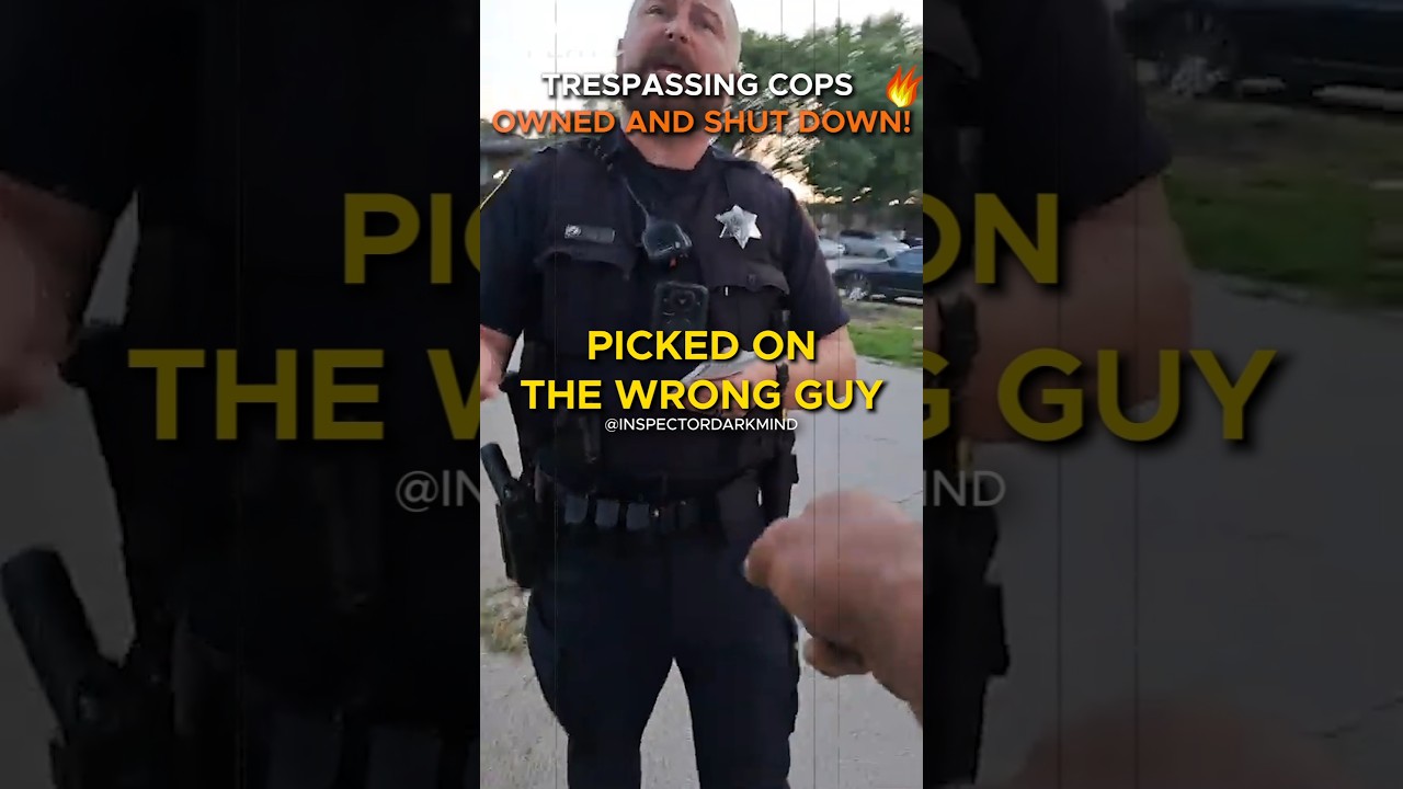 'Go Ahead Take Me In! I DARE You!' Cops Without Warrant Trespassed Off Private Property and Sued