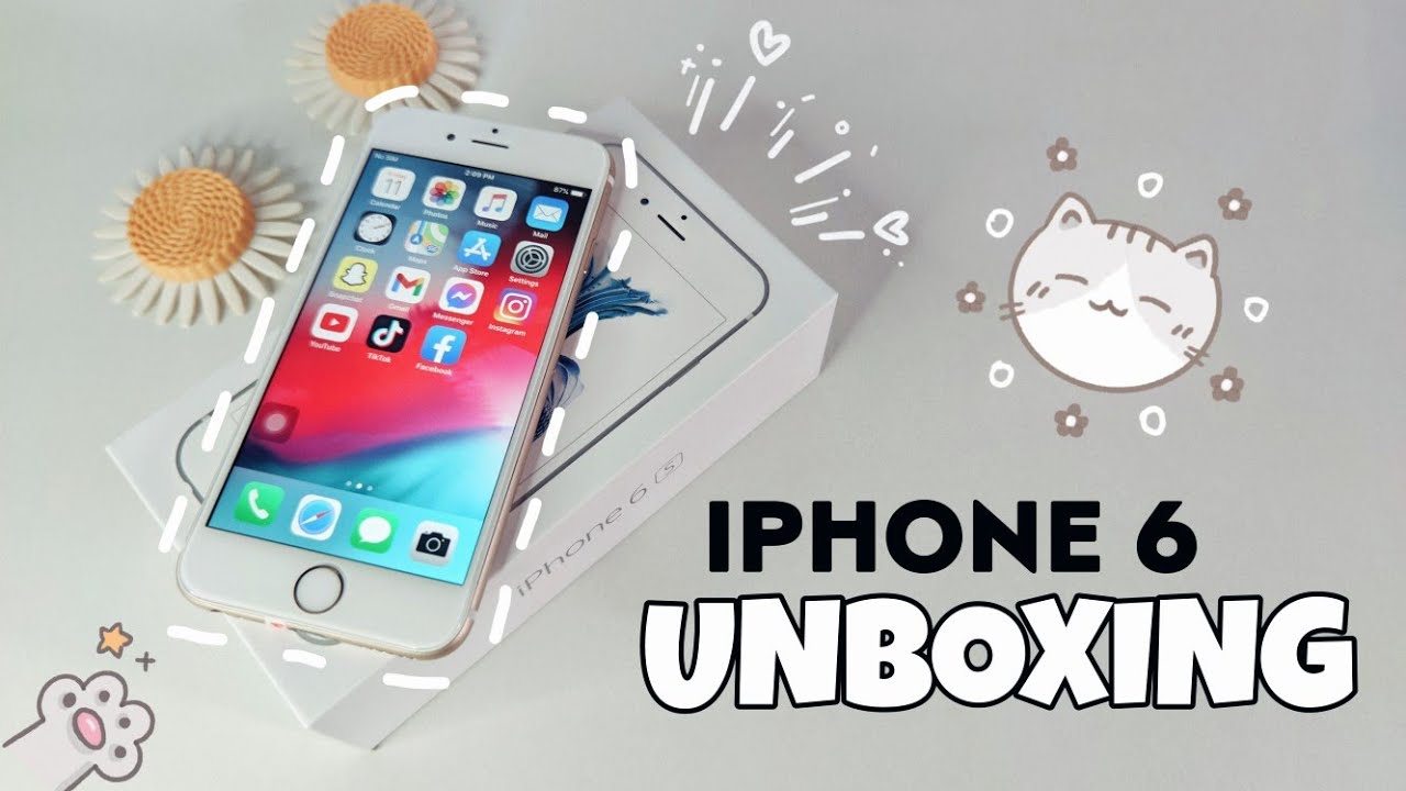 iPhone 6 Unboxing 2022 | *aesthetic* 💕 ( camera, video, sound test)