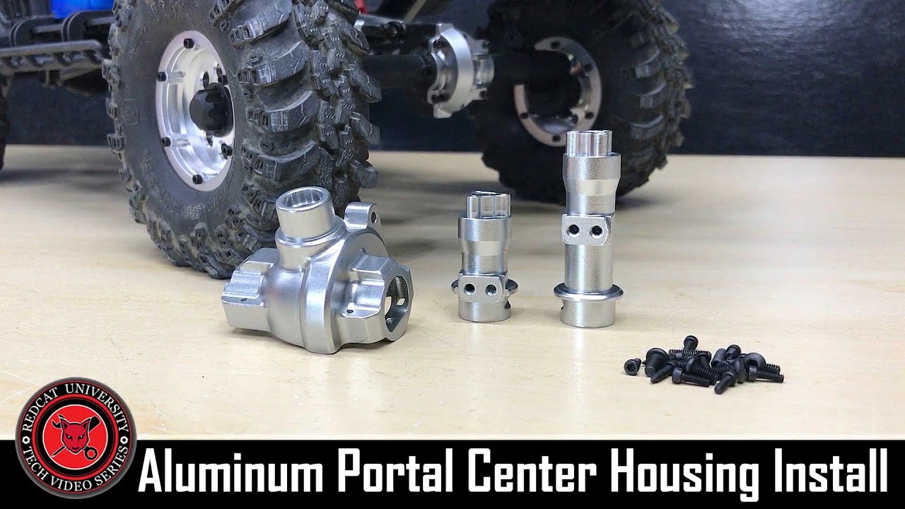 Redcat University Redcat Racing Gen8 Scout II & PACK Aluminum Center Portal Gearbox Housing Install