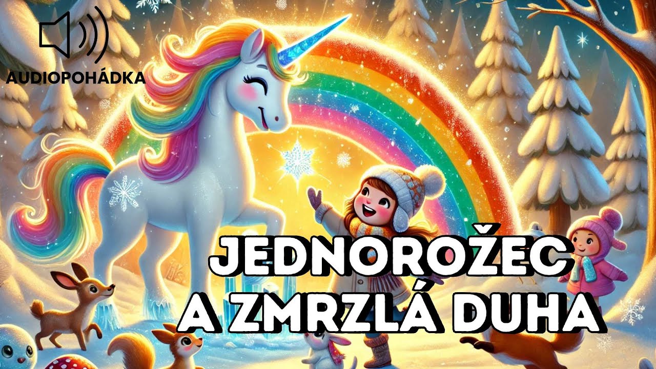 Jednorožec s Aničkou zachraňují zamrzlou duhu | Kouzelná zimní pohádka pro děti na dobrou noc