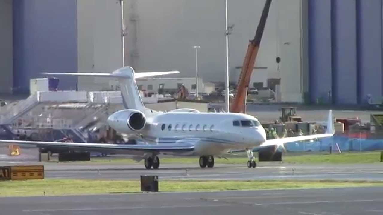 High Profile Gulfstream G650 Departure from Paine Field