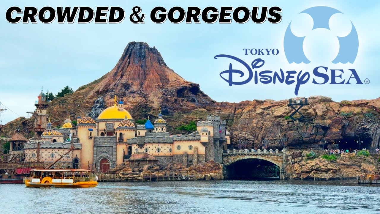 Tokyo DisneySea is CROWDED! - Navigating The Long Lines & Riding All We Can (July 2025)