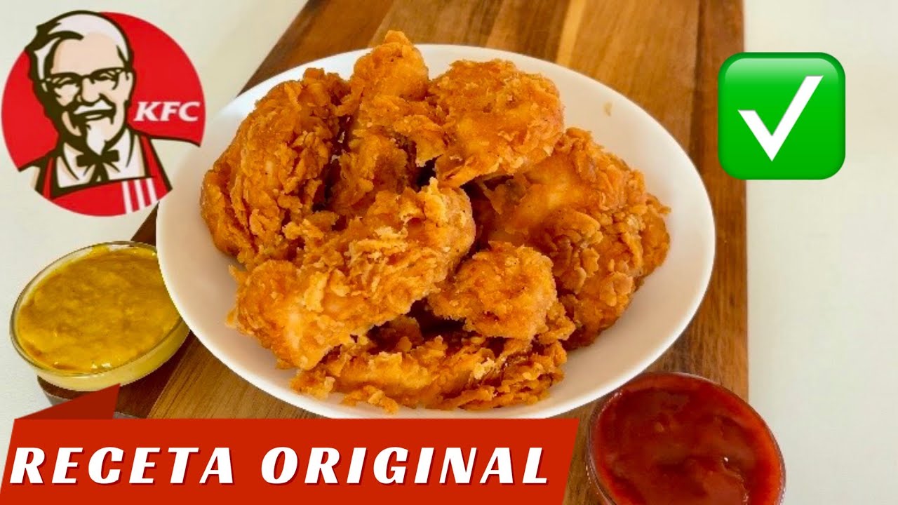 POLLO FRITO ESTILO KFC &ldquo;RECETA ORIGINAL&rdquo; Delicioso y Crujiente