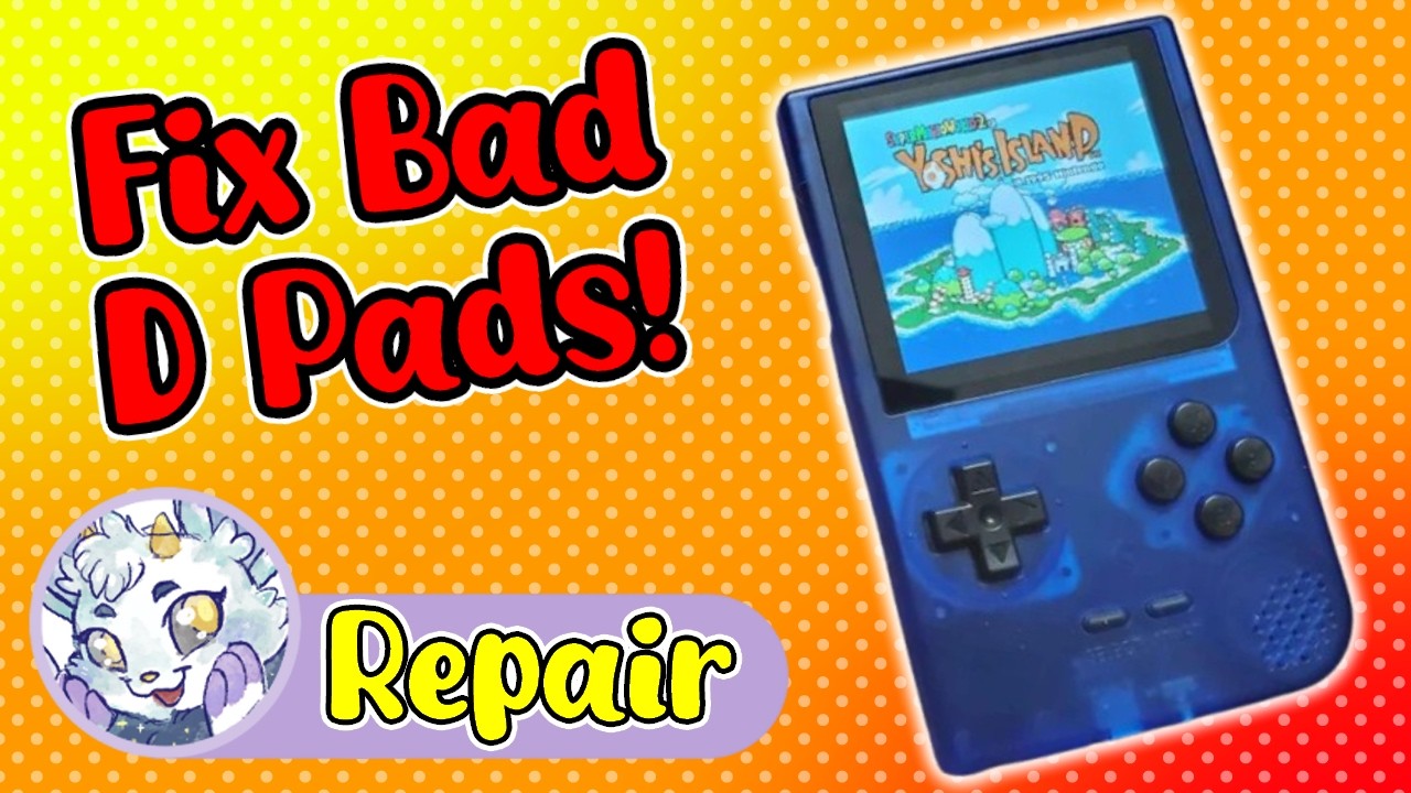 How To Fix Bad D Pads (False Diagonals) Starring Funny Playing's Retro Pocket Pixel 2