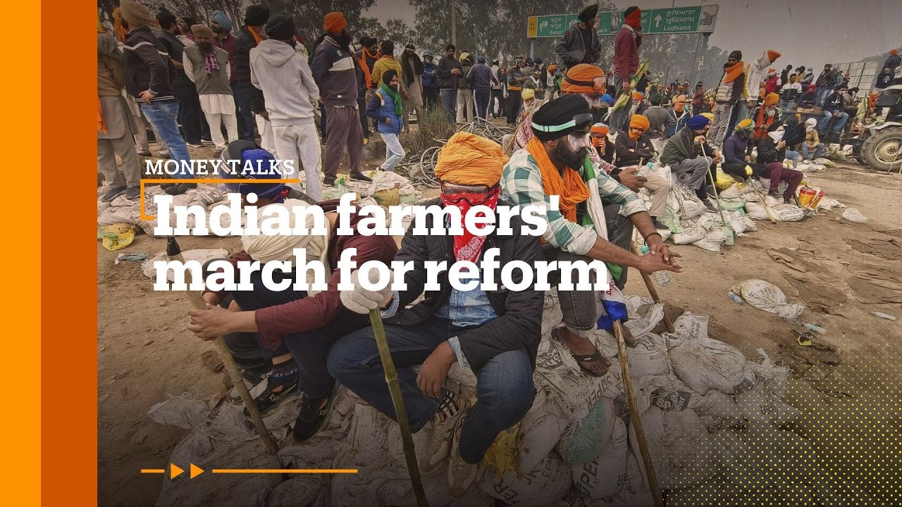 Thousands of farmers head to New Delhi, calling for reform