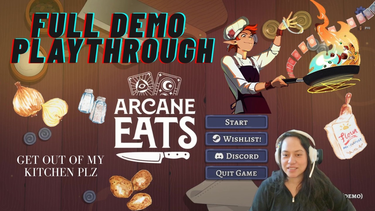 Battle mittens for your kitchen | Arcane Eats full demo playthrough!!