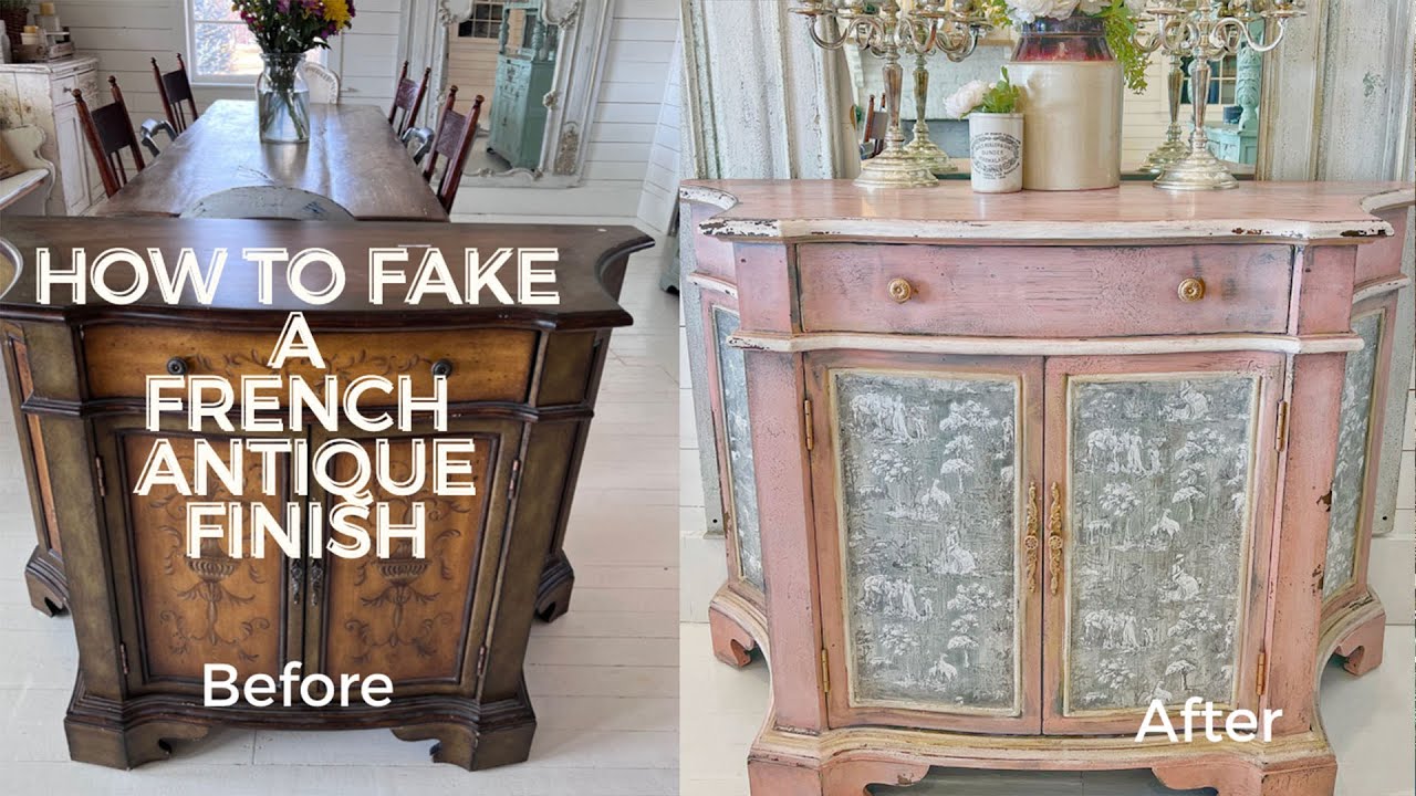 How To Fake A French Antique Finish