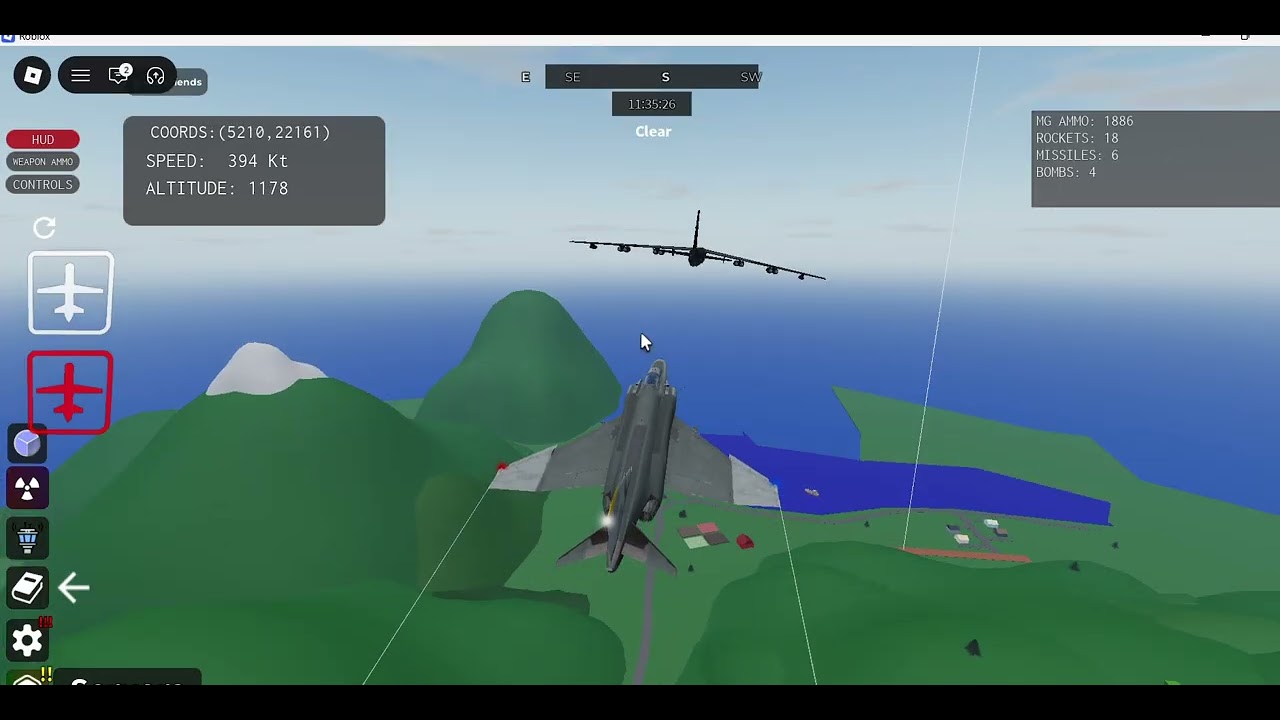 f4vs b52. i tried to bomb it but it did not work