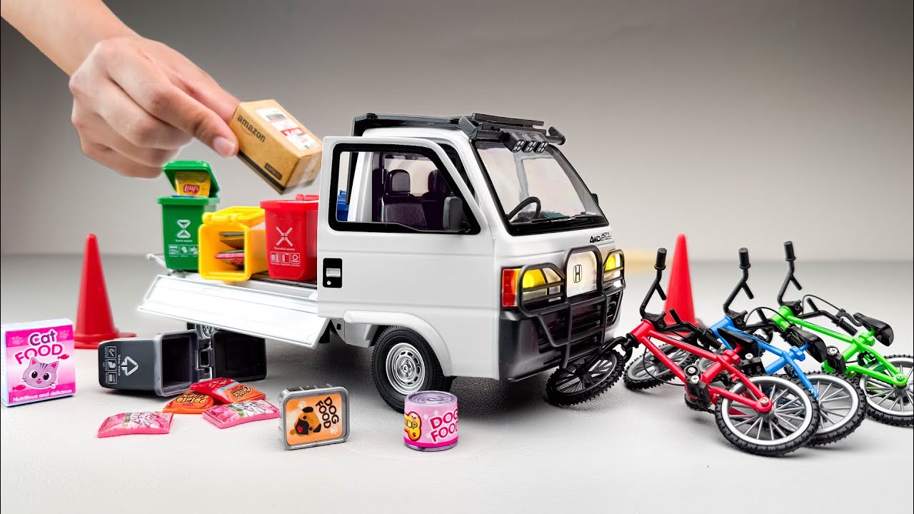 1:18 Honda ACTY Diecast model 4WD Attack Pickup Truck with #miniature