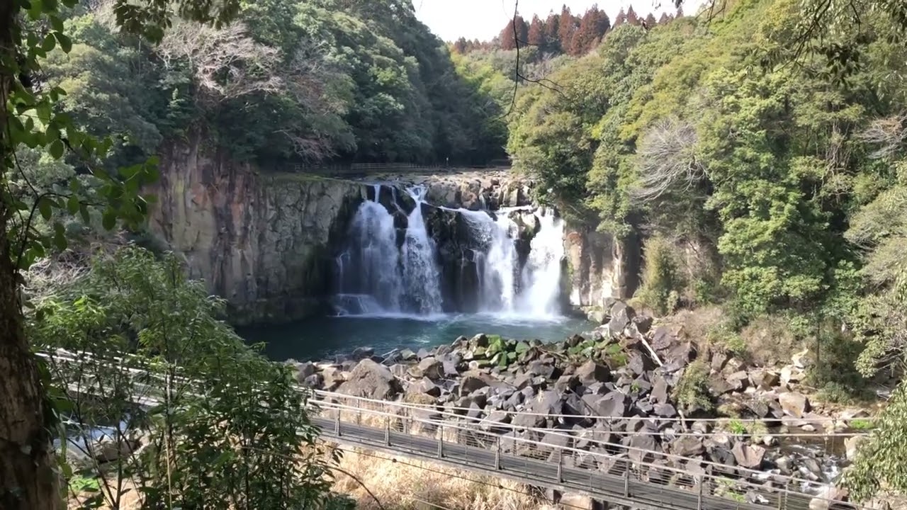 Natural Monument of Japan Waterfall &rdquo;SEKINOO-TAKI&ldquo; Miyazaki Japan 関之尾滝 宮崎県都城市