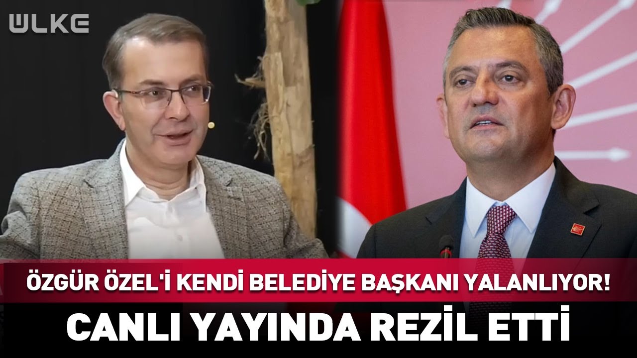 Özgür Özel'i Kendi Belediye Başkanı Yalanlıyor! Canlı Yayında Rezil Etti