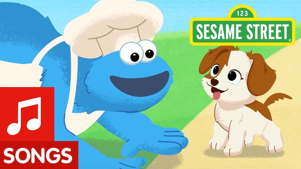 Sesame Street: Cookie Monster's Doggie Treats Song! | #FurryFriendsForever