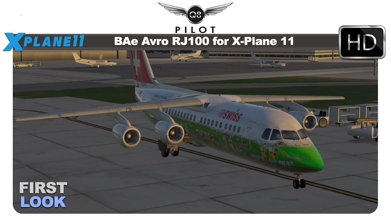 [X-Plane ] BAe Avro RJ100 for X-Plane 11 | The Avroliner Project | First Look