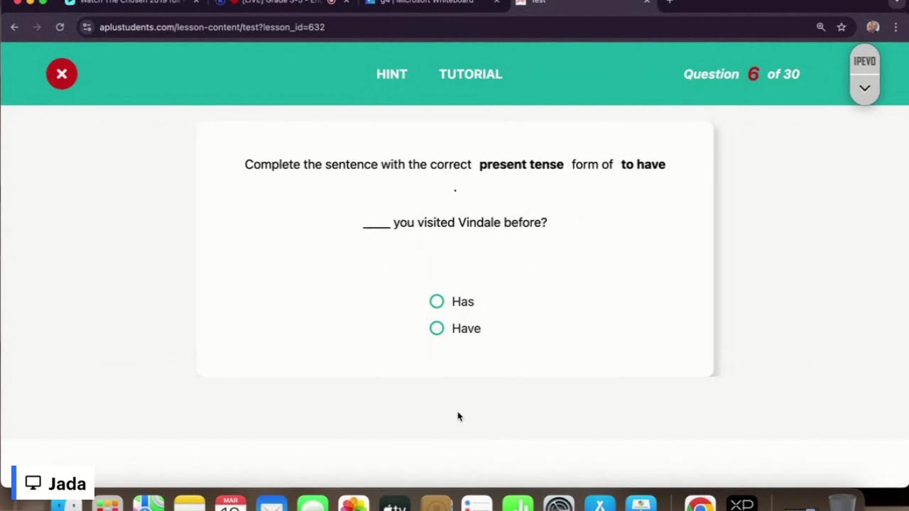 Grade 3-5 - English: To be and to have