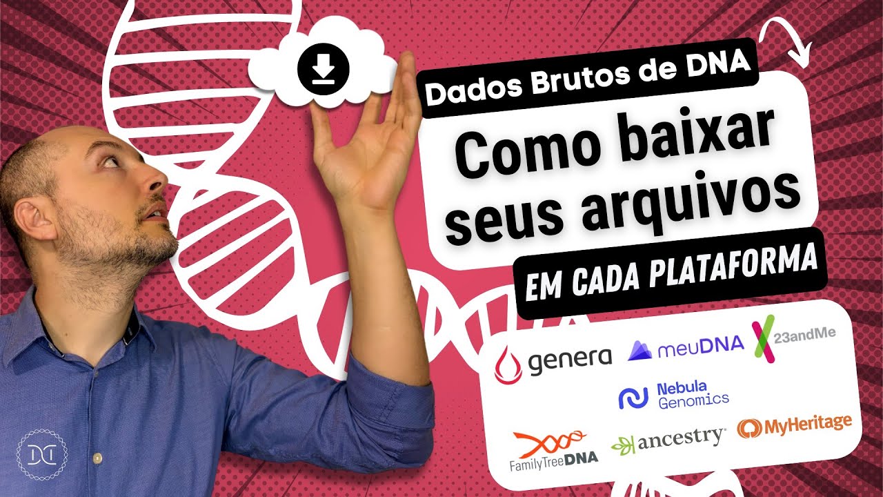 Como baixar o arquivo de dados brutos do DNA