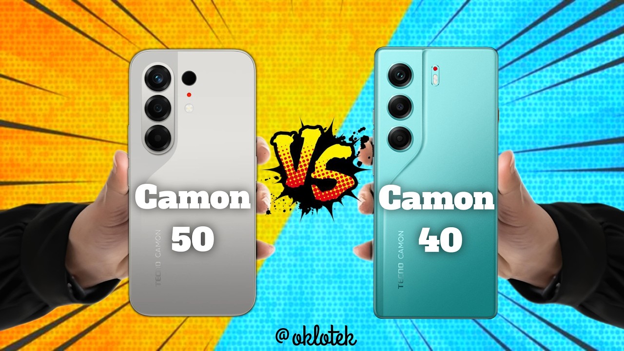 Tecno Camon 50 vs Tecno Camon 40 (4G)🔥