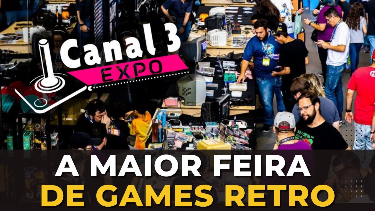 A FEIRA MAIS TRADICIONAL DE GAMES RETRO DE SÃO PAULO - CANAL 3 EXPO 2025 !
