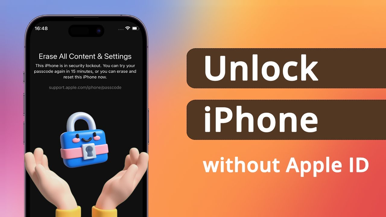 [3 Ways] How to Unlock iPhone without Apple ID if forgot Password 2025