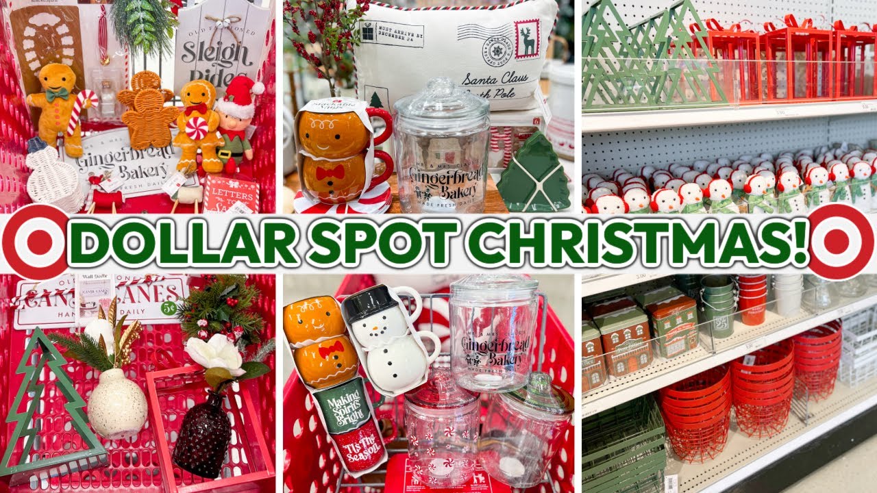 *NEW* 2023 TARGET DOLLAR SPOT CHRISTMAS DECOR 🎄 Target Christmas Decor + Christmas Decorating Ideas