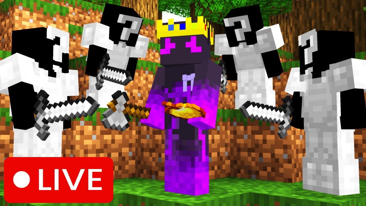 Minecraft Manhunt LIVE! (WITH VIEWERS)