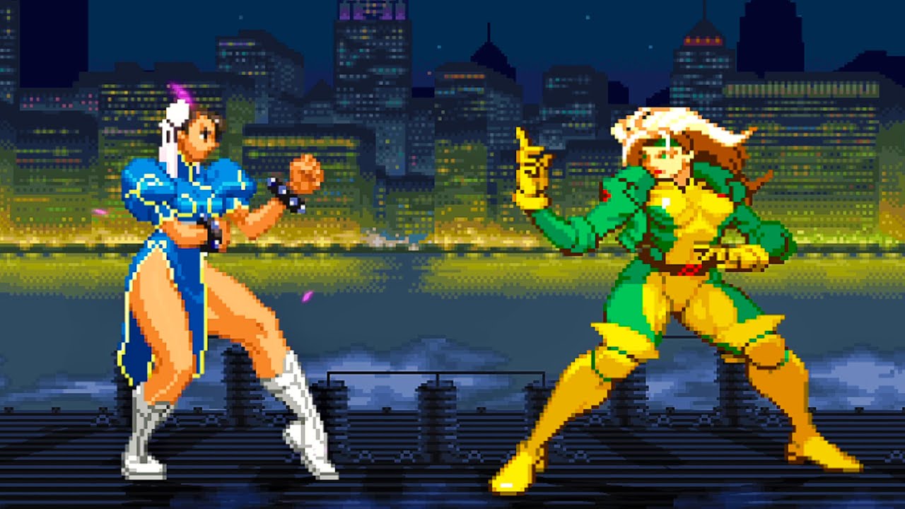Chun Li Vs. Rogue - Kicks and Kisses