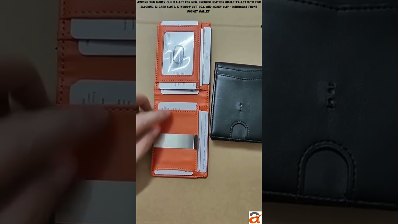 Axooms Slim Money Clip Wallet for Men | RFID Blocking Leather Bifold Wallet Review | 
