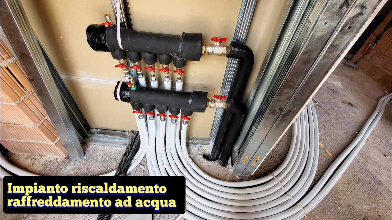 IMPIANTO RISCALDAMENTO RAFFREDDAMENTO AD ACQUA PARTE 1 | TUBAZIONI RAME + POMPA DI CALORE |IDRAULICA