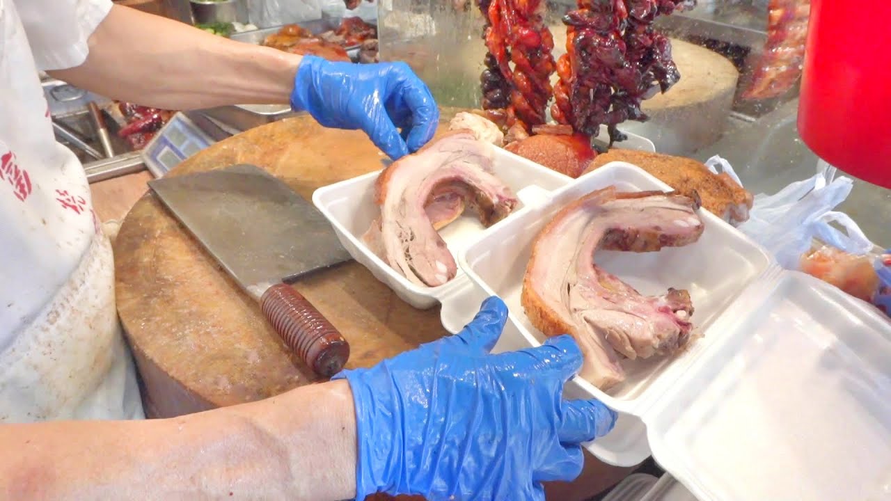 【一流#燒味】好脆 好靚 好吸引足料燒味飯！#燒乳豬 #燒鵝 #燒肉 ⋯Fresh#Roasted Goose&pig Tasty Juicy & Crispy #HongKongFood #富記