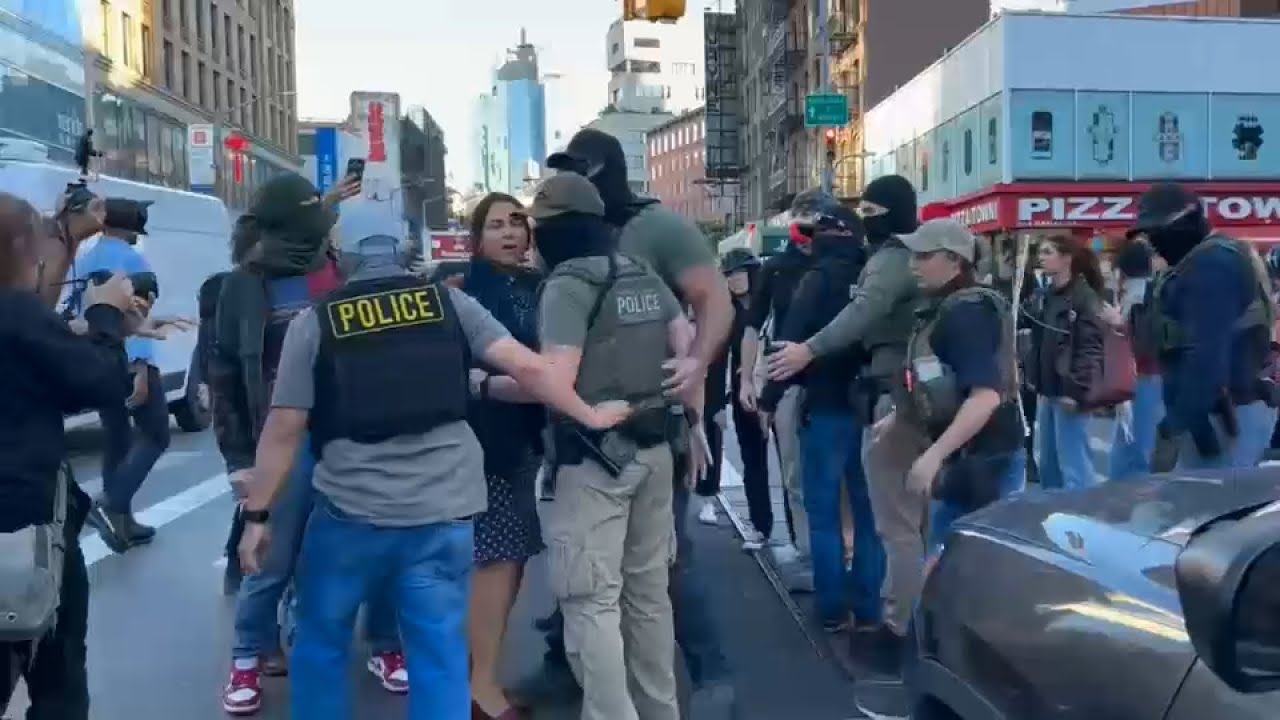Federal agents crack down on illegal vending on Canal Street