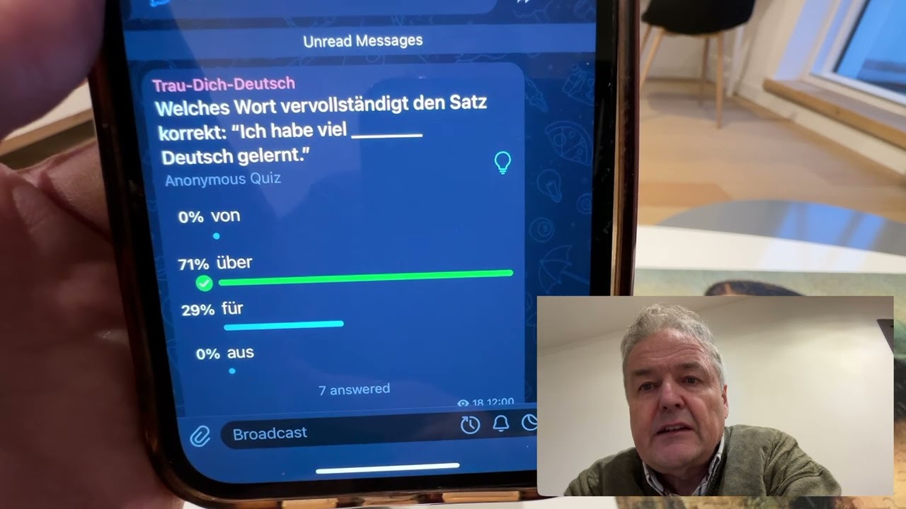 Pr&auml;position f&uuml;r Orte und Pr&auml;positionen bei dem Verb lernen.