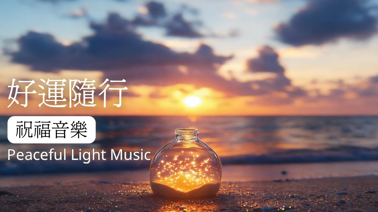 ✨好運隨行鋼琴音樂|1小時祝福音樂|傳遞一份誠摰祝願,平安與喜悅慢慢來|心靈祝福. 舒緩壓力. 正能量|Peaceful Light Music#peacefulmusic#祝福音樂