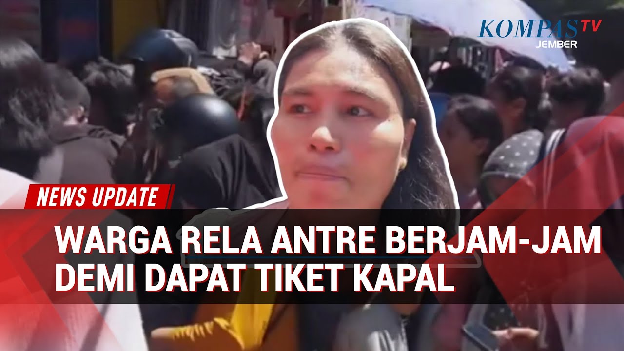 Lonjakan Penumpang! Antrean Panjang Tiket Kapal di Manado, Warga Bertahan Berjam-jam