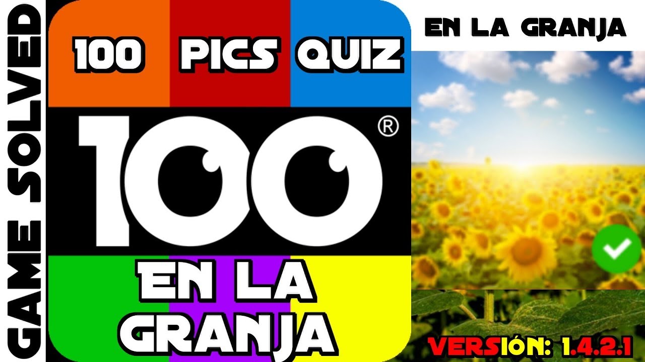 100 Pics Quiz | Paquete En la granja [Completo en Español]